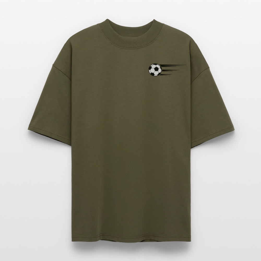 Stanley/Stella Oversized Unisex Bio T-Shirt Blaster Fussballfan - Khaki