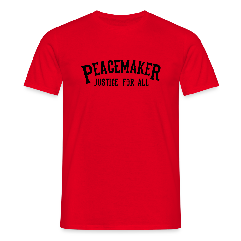 Männer T-Shirt Peacemaker - Rot