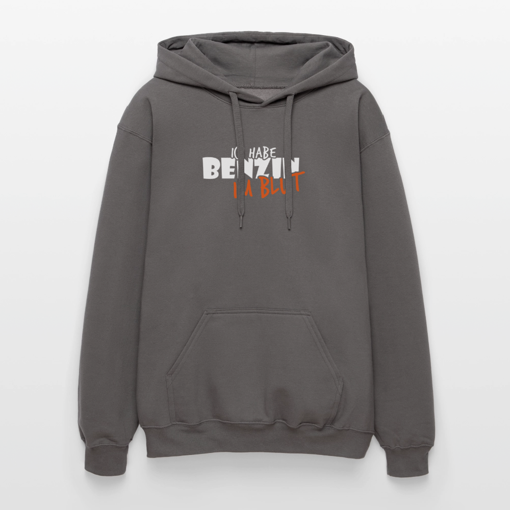 Gildan Unisex Softstyle® Midweight Hoodie Benzin im Blut - Dunkelgrau