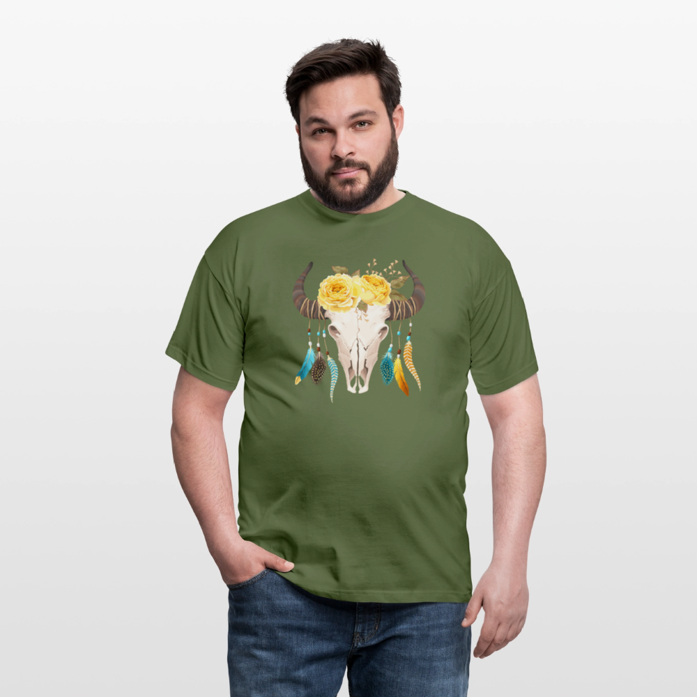 Männer T-Shirt Boho - Militärgrün