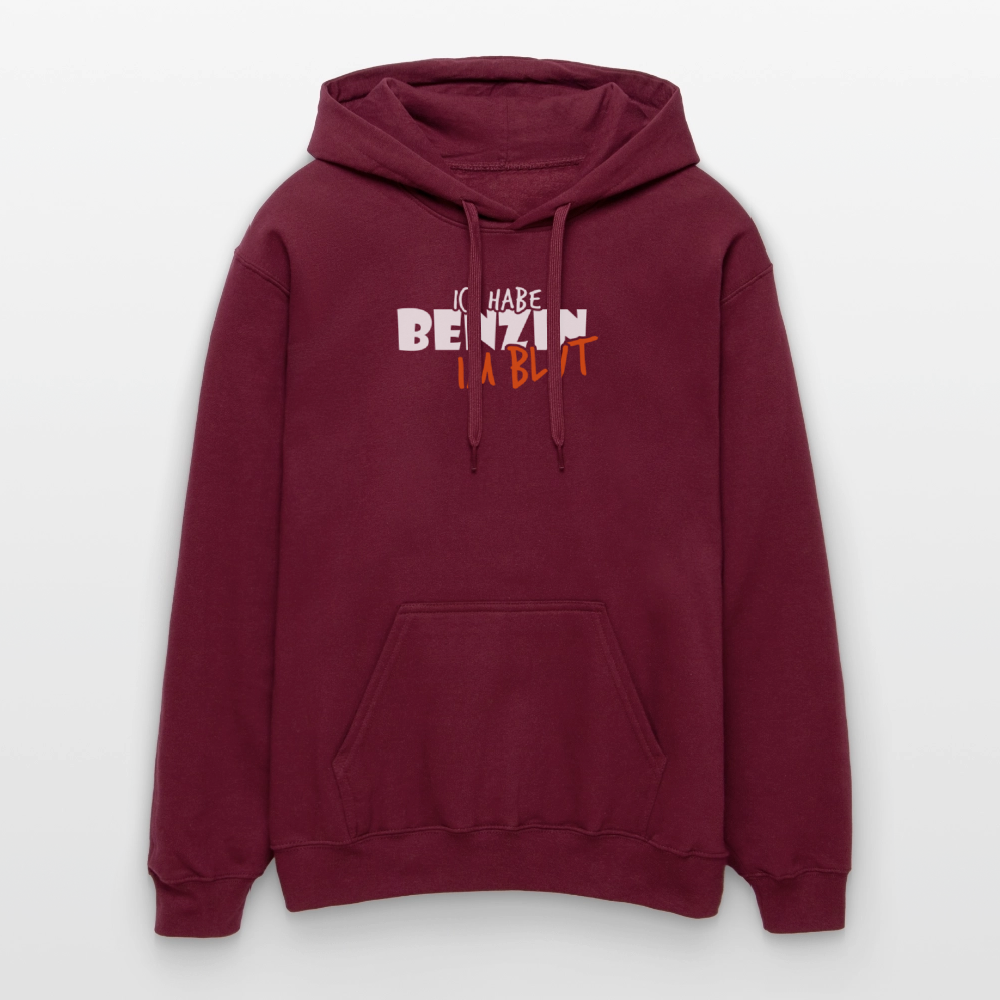 Gildan Unisex Softstyle® Midweight Hoodie Benzin im Blut - Maroon