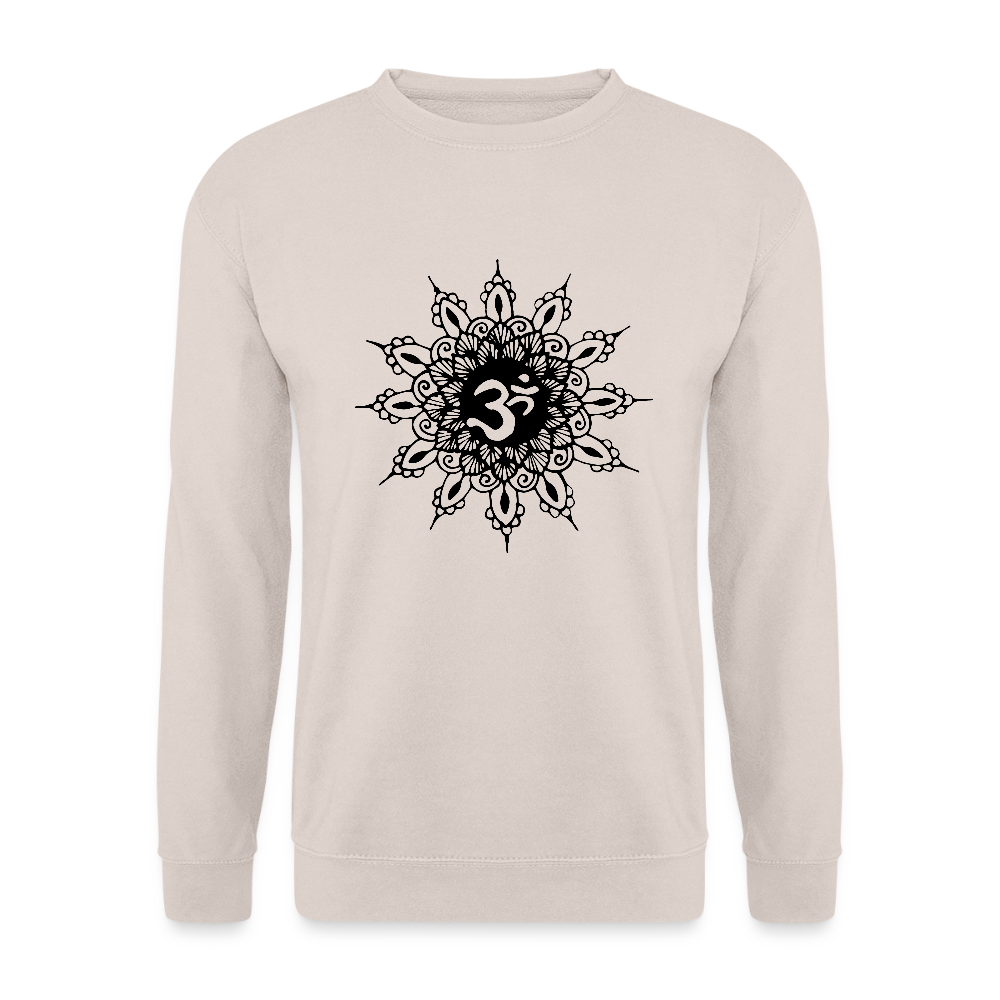 Unisex Pullover Om Henna - Sand
