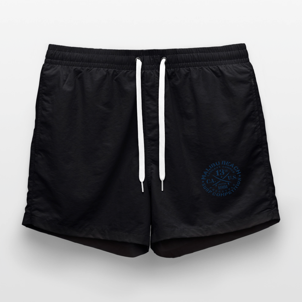 Badeshorts Malibu Beach - Schwarz