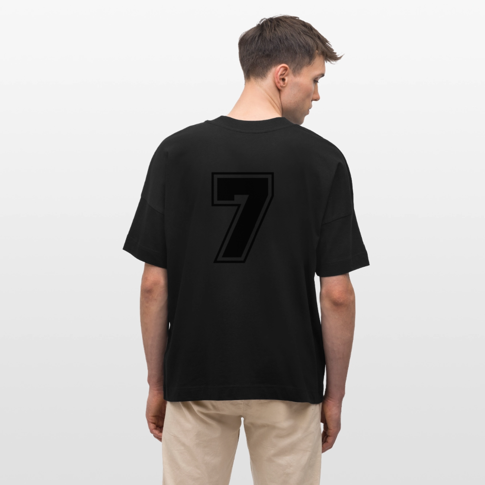 Stanley/Stella Oversized Unisex Bio T-Shirt Blaster Fussballfan - Schwarz