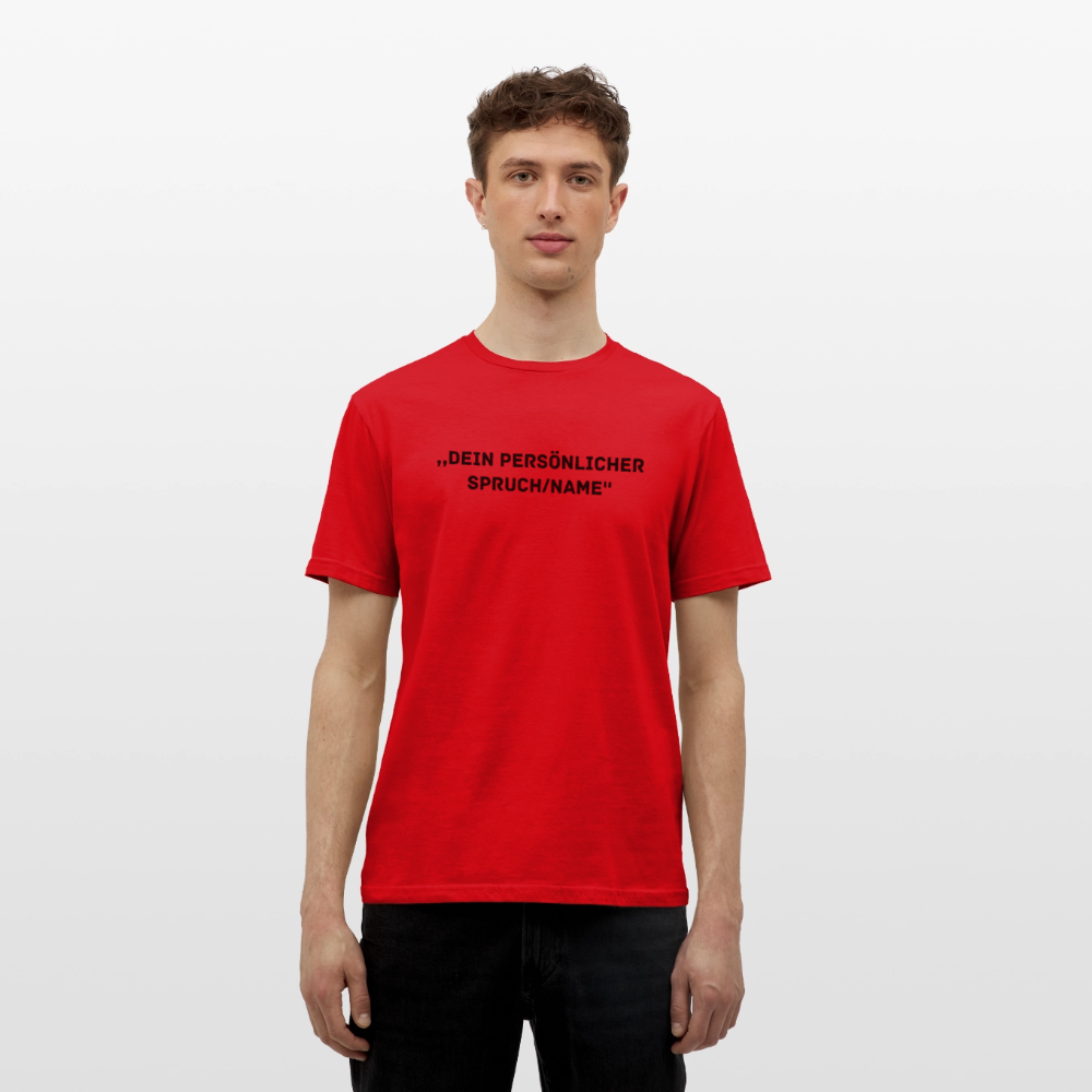 Männer T-Shirt (peronalisierbar) - Rot