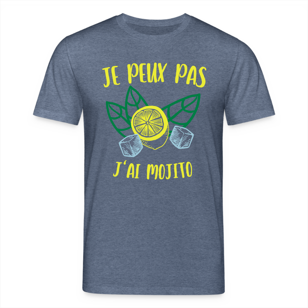 Stanley/Stella Unisex Bio-T-Shirt CREATOR J'ai Mojito - Dunkelblau meliert