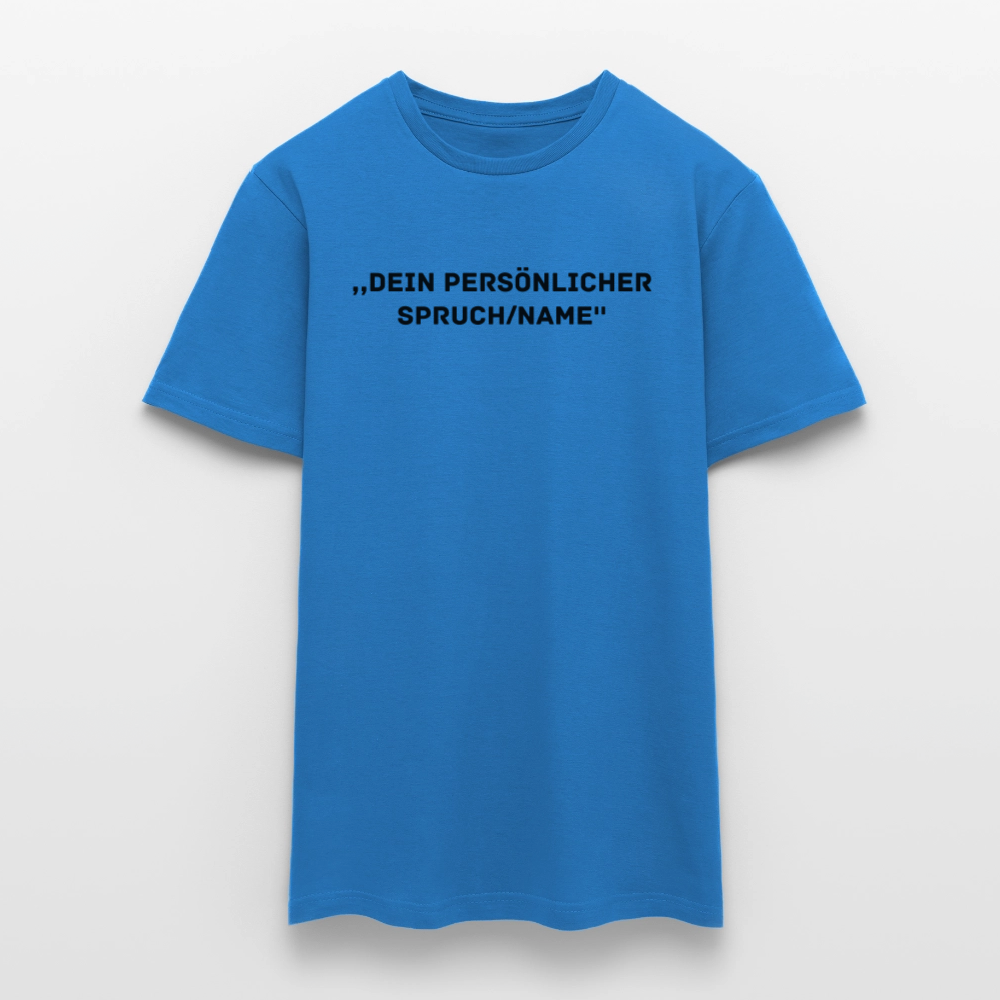 Männer T-Shirt (peronalisierbar) - Royalblau