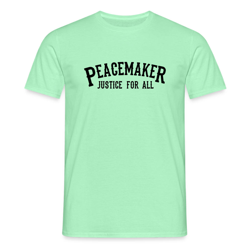 Männer T-Shirt Peacemaker - Mintgrün