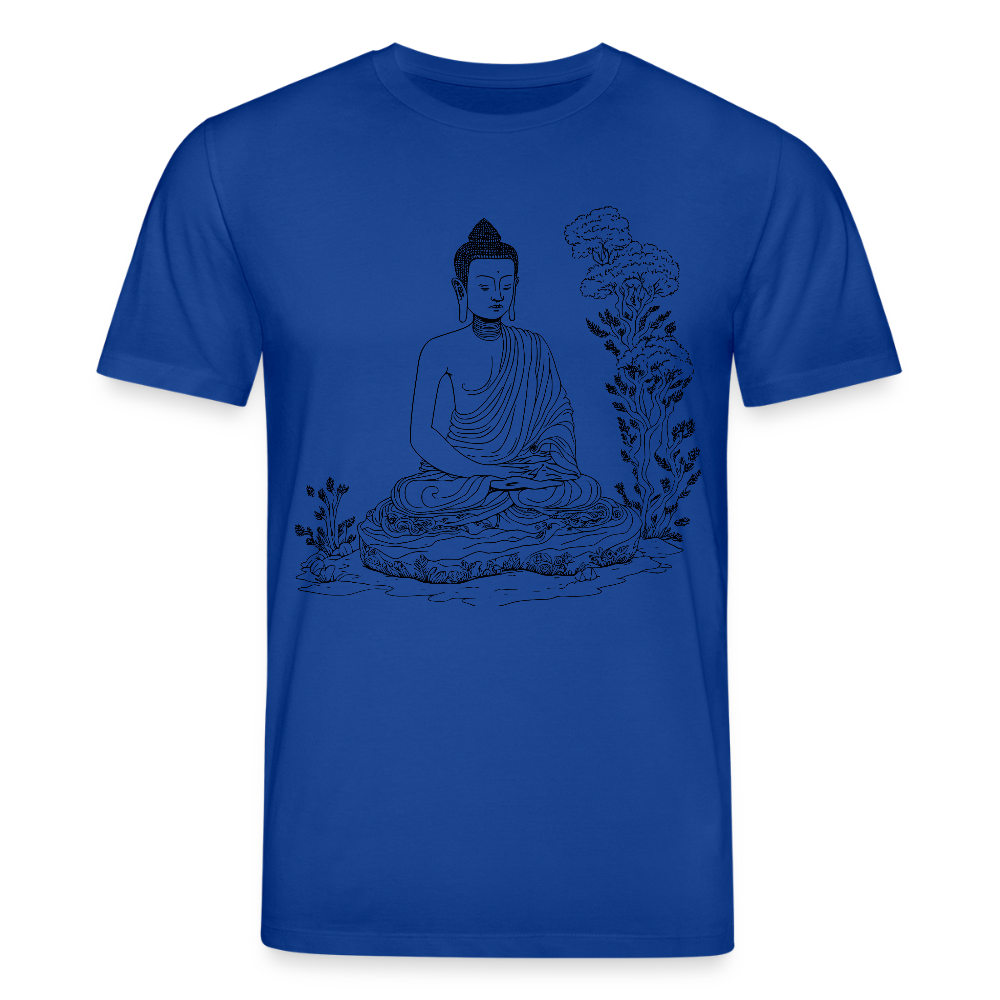 Unisex Bio-T-Shirt CREATOR Buddha Scene - Dunkelblau