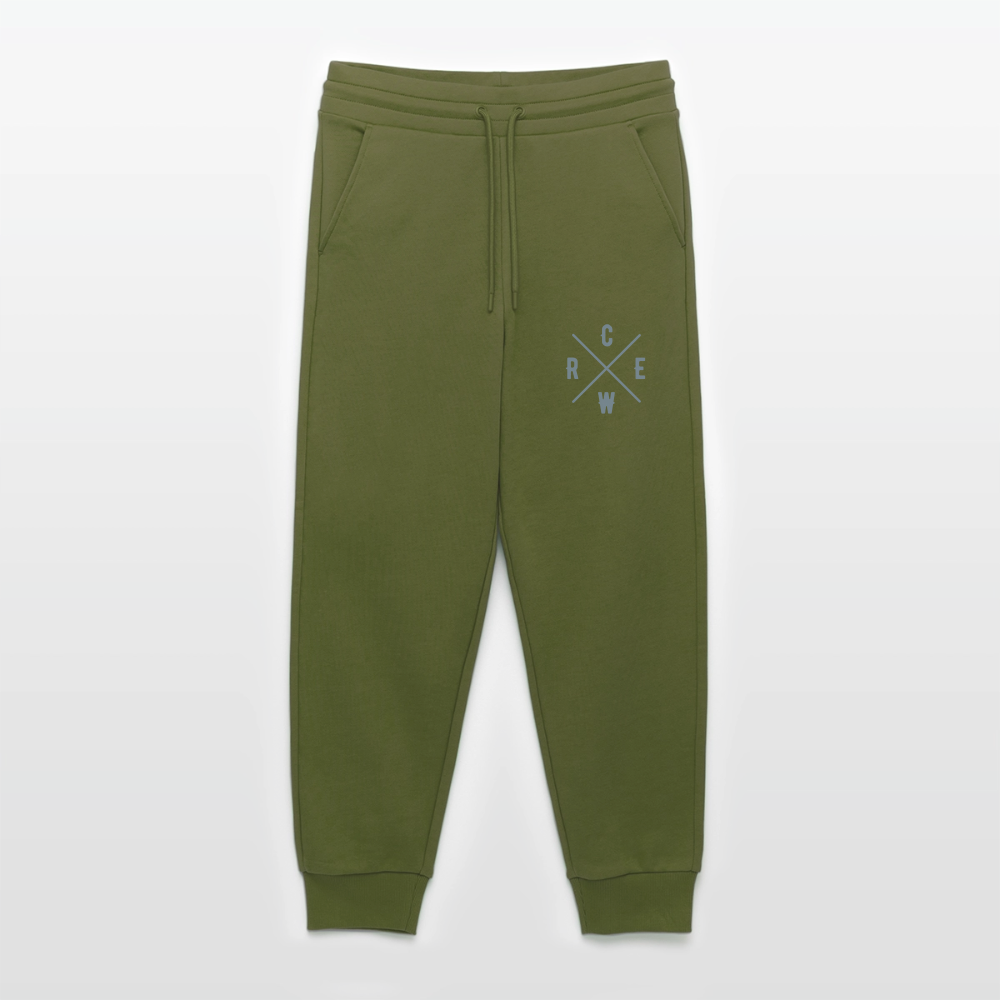 Organic Relaxed Jogginghose Made in EU Crew - MOSS GREEN