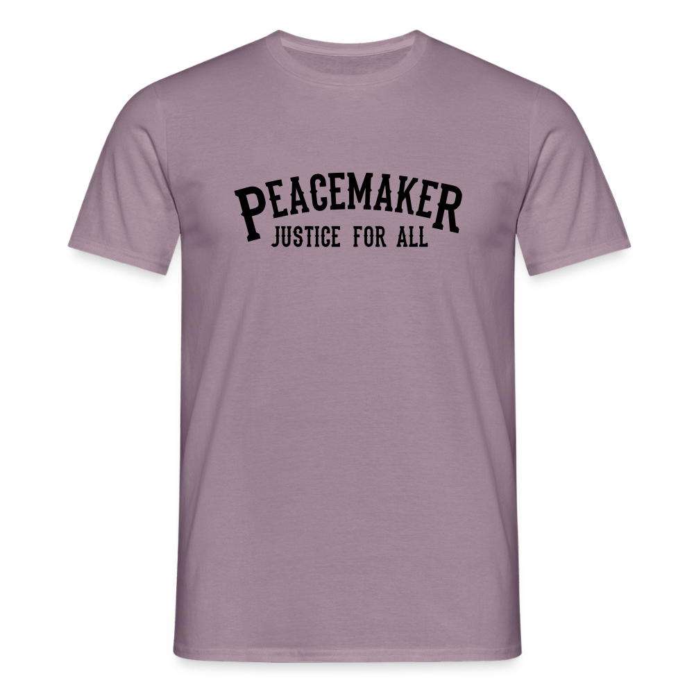 Männer T-Shirt Peacemaker - Lilagrau