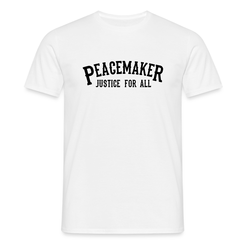 Männer T-Shirt Peacemaker - Weiß