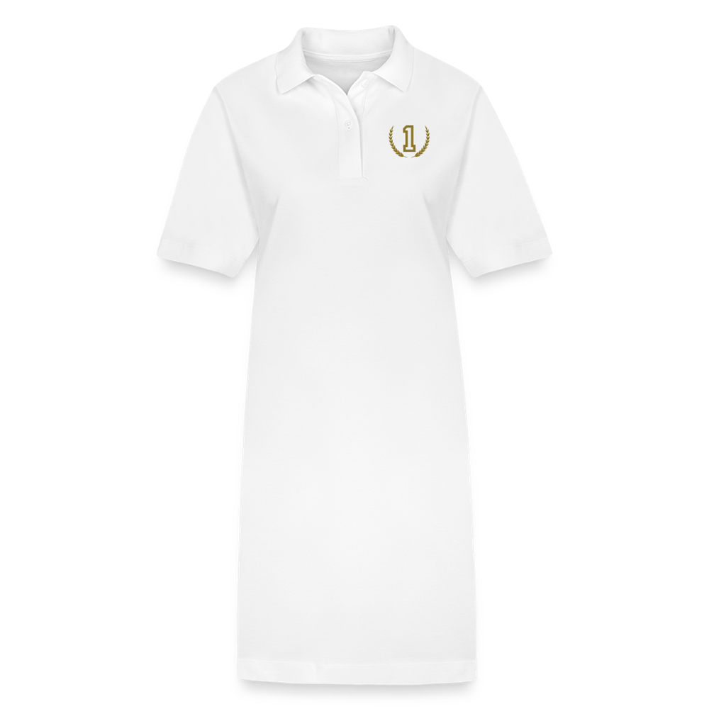 Stanley/Stella Frauen Bio-Polokleid PAIGER No 1 - Weiß