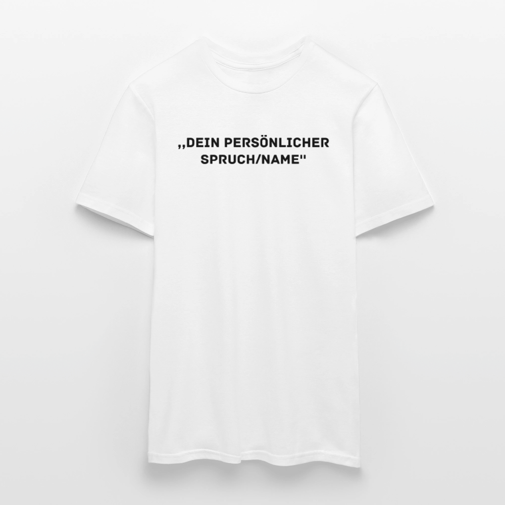 Männer T-Shirt (peronalisierbar) - Weiß