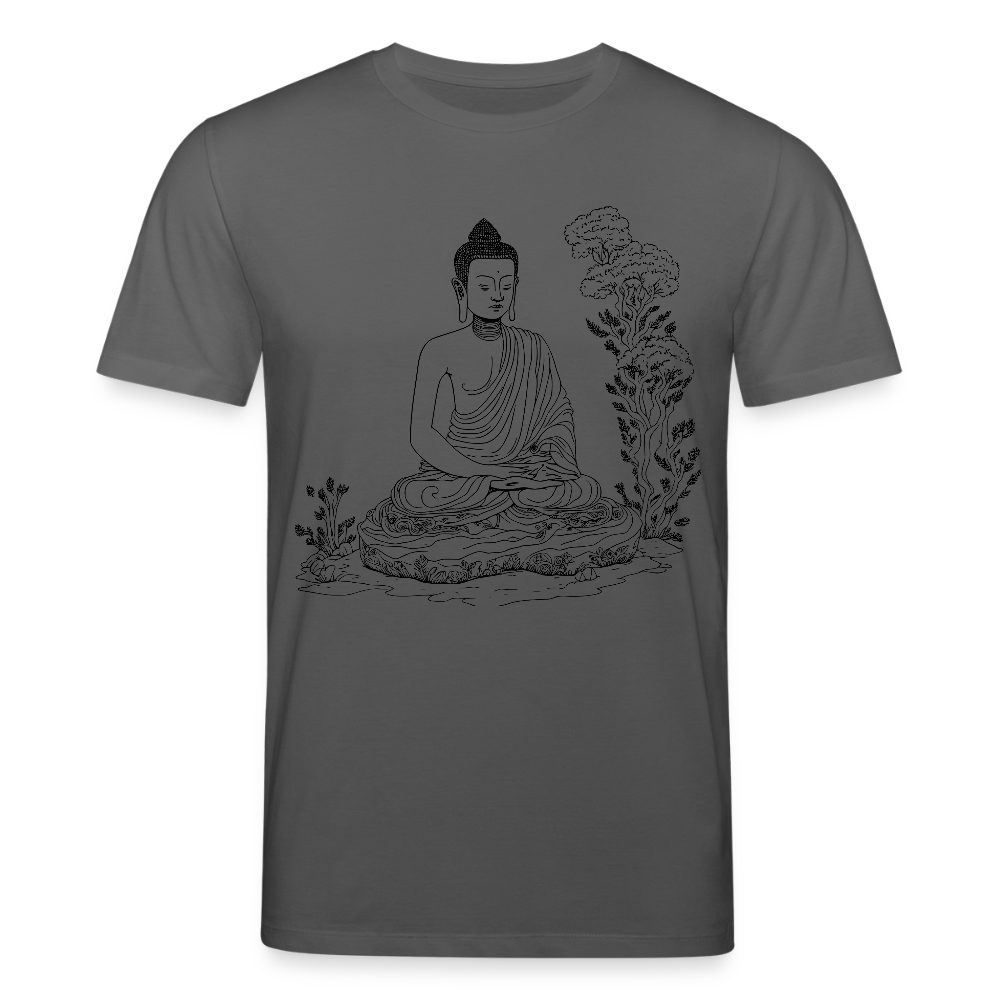 Unisex Bio-T-Shirt CREATOR Buddha Scene - Anthrazit