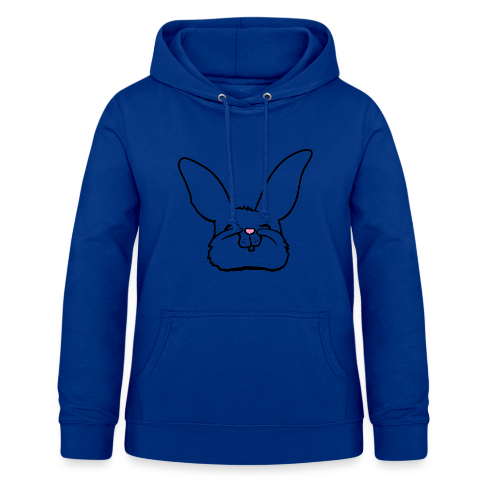 Frauen Hoodie Sweet Bunny - Royalblau