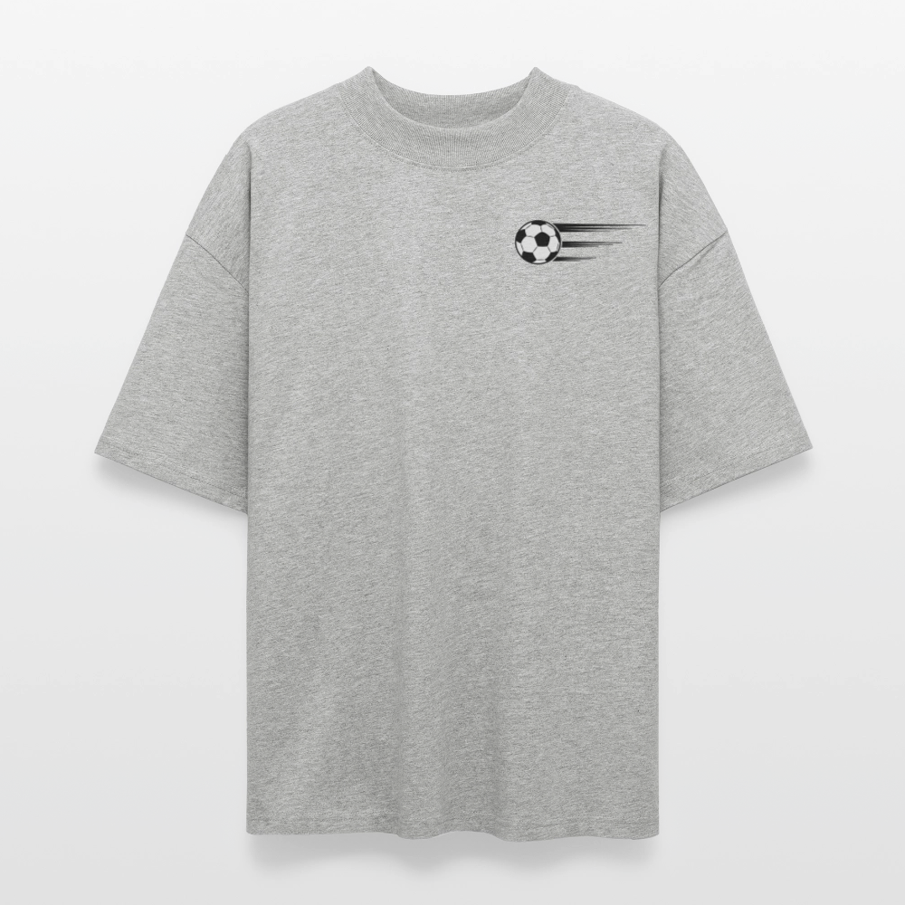 Stanley/Stella Oversized Unisex Bio T-Shirt Blaster Fussballfan - Grau meliert