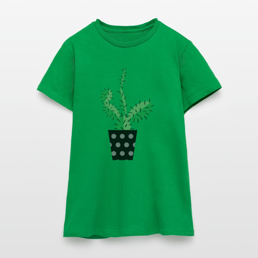 Frauen T-Shirt Kaktus - Kelly Green
