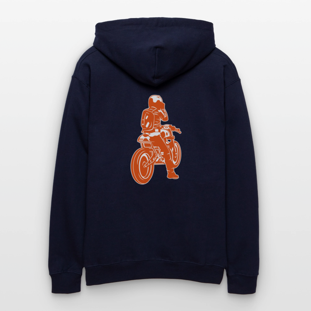 Gildan Unisex Softstyle® Midweight Hoodie Benzin im Blut - Navy