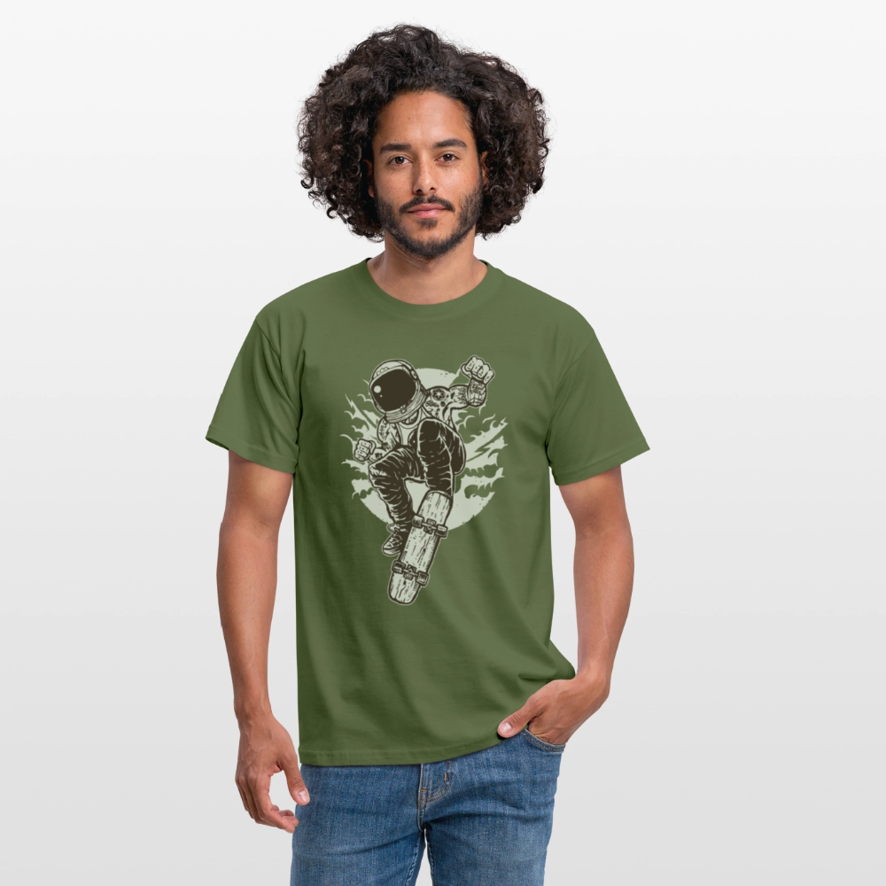 Männer T-Shirt Space Skater - Militärgrün