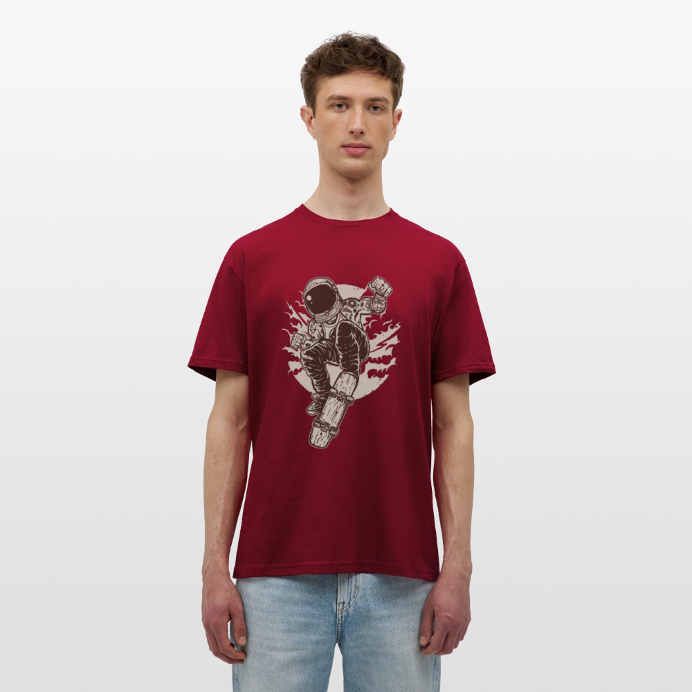 Männer T-Shirt Space Skater - Ziegelrot