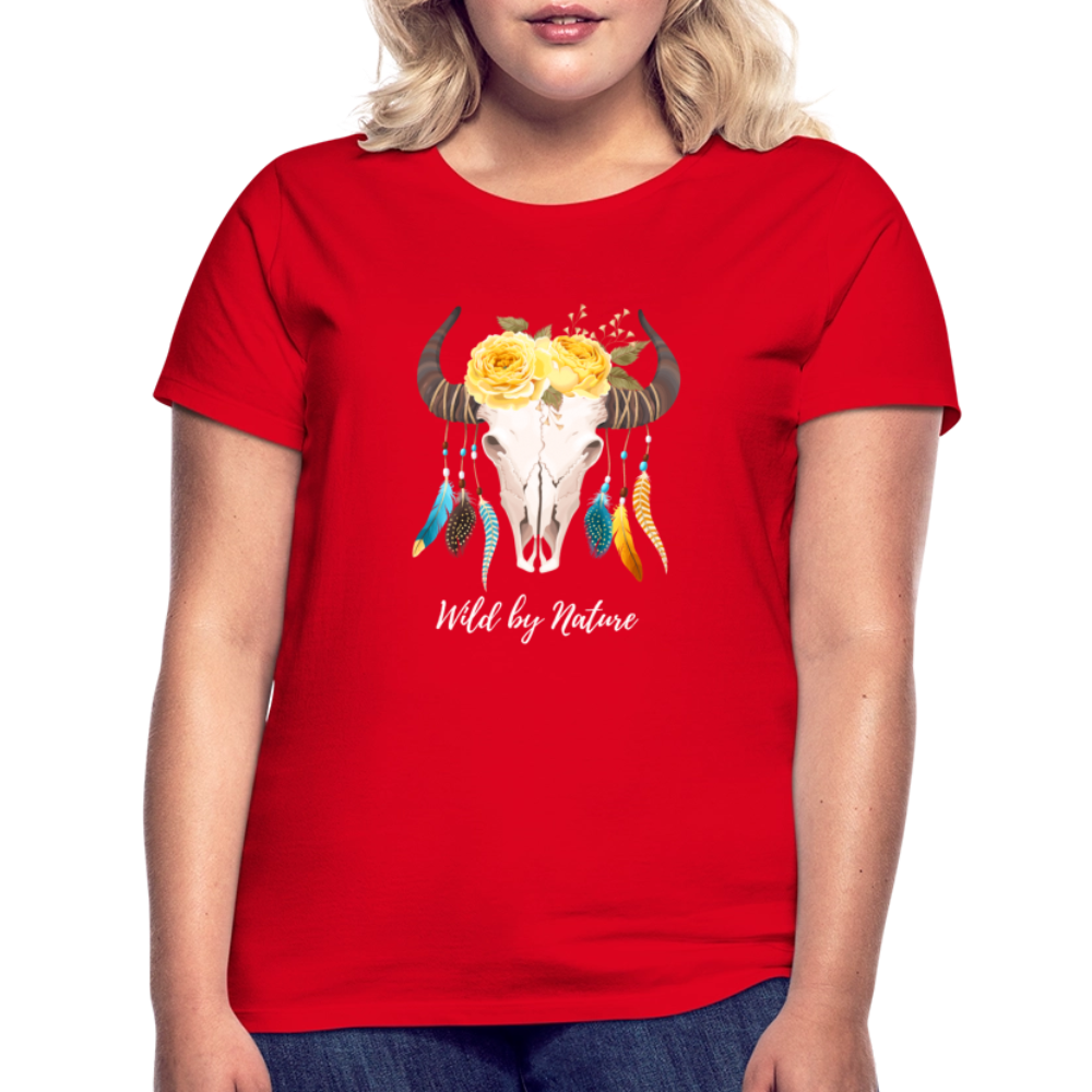 Frauen T-Shirt Boho - Rot