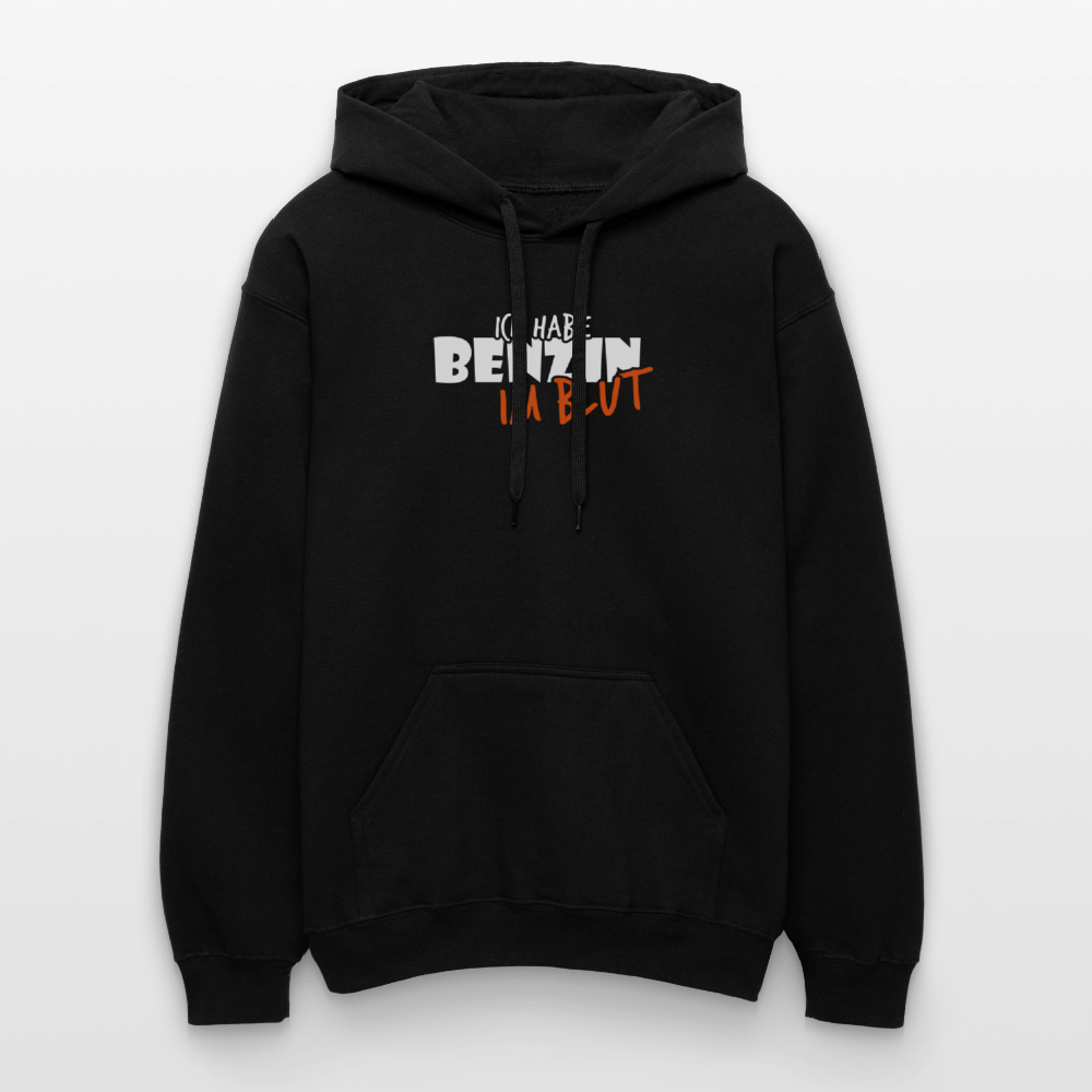 Gildan Unisex Softstyle® Midweight Hoodie Benzin im Blut - Schwarz