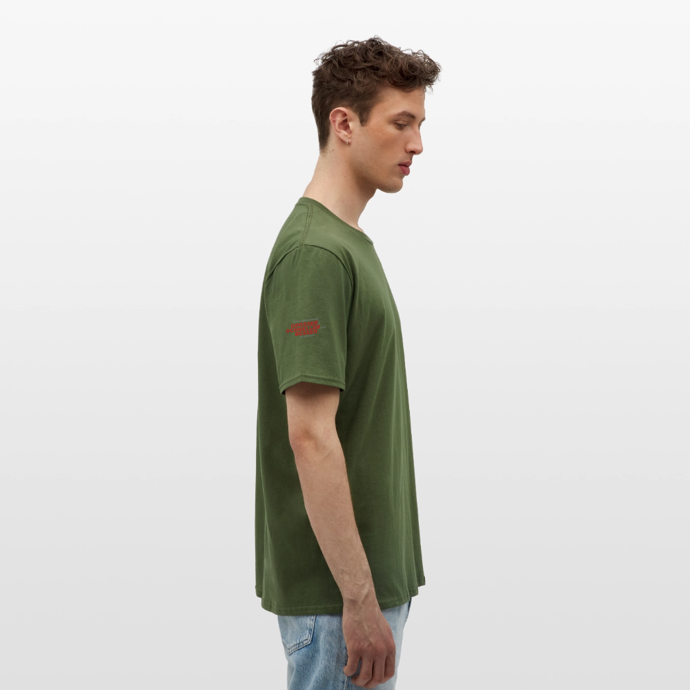 Männer T-Shirt Mein Computer - Militärgrün
