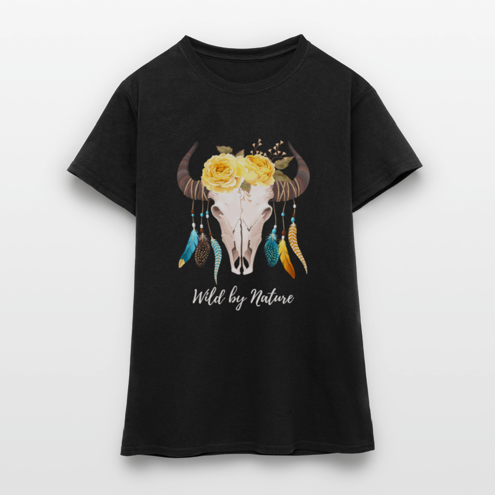 Frauen T-Shirt Boho - Schwarz