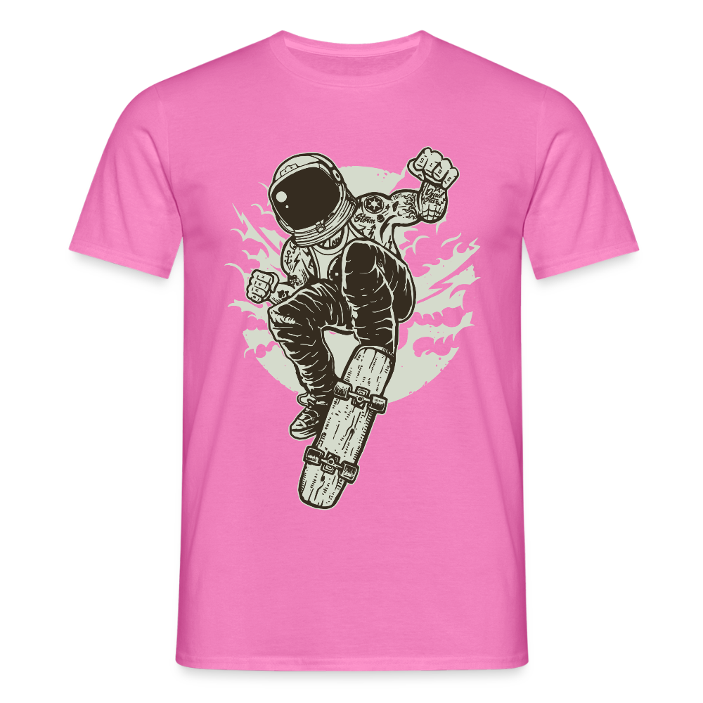 Männer T-Shirt Space Skater - Pink