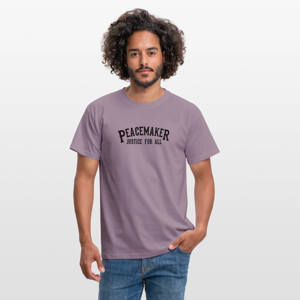 Männer T-Shirt Peacemaker - Lilagrau