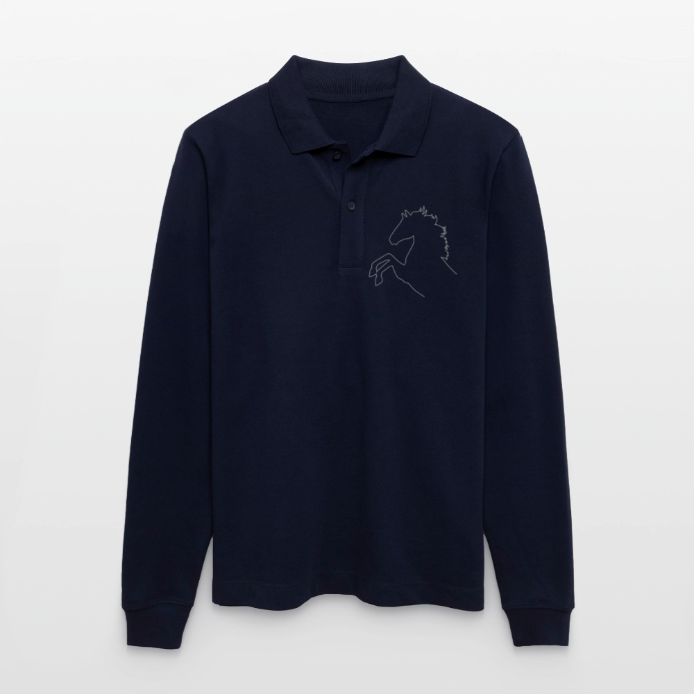 Stanley/Stella Unisex Bio-Langarm-Poloshirt Prepster - Navy
