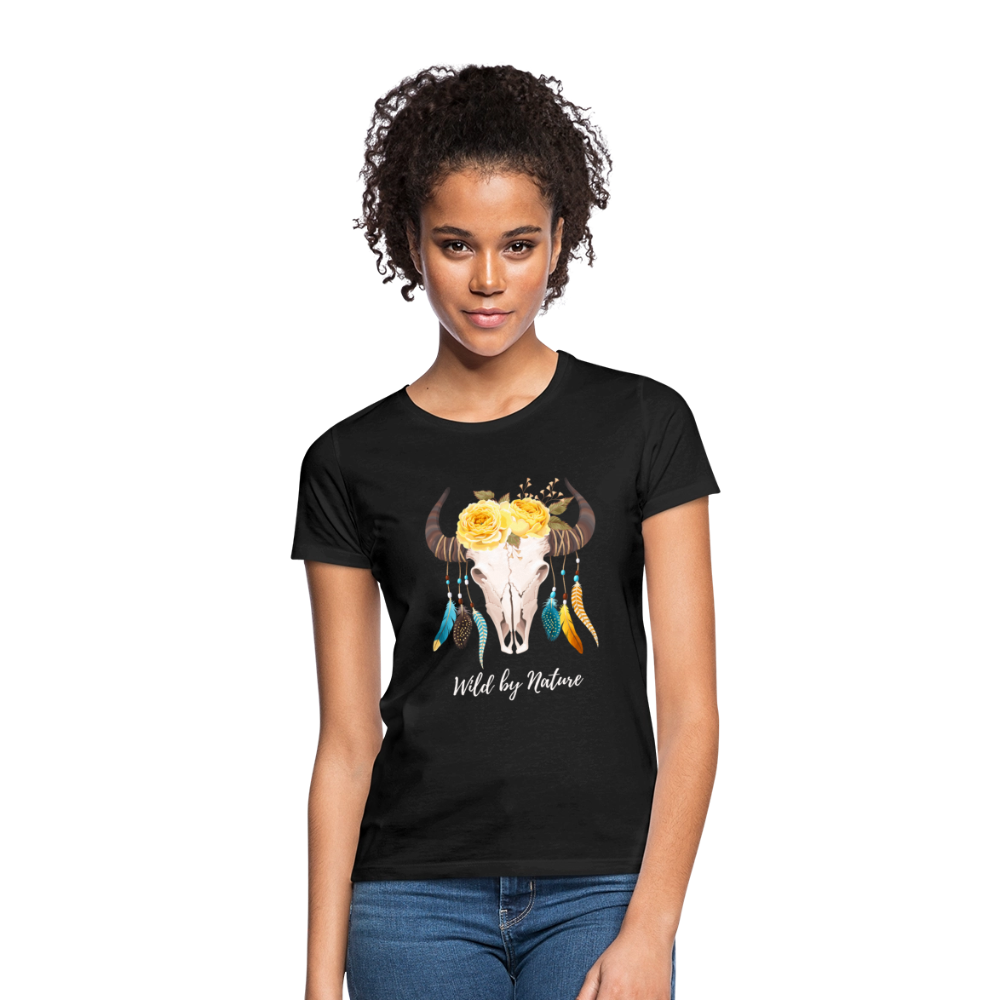 Frauen T-Shirt Boho - Schwarz