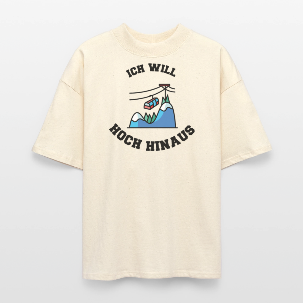 Stanley/Stella Oversized Unisex Bio T-Shirt Blaster Ich will... - Weißgrau