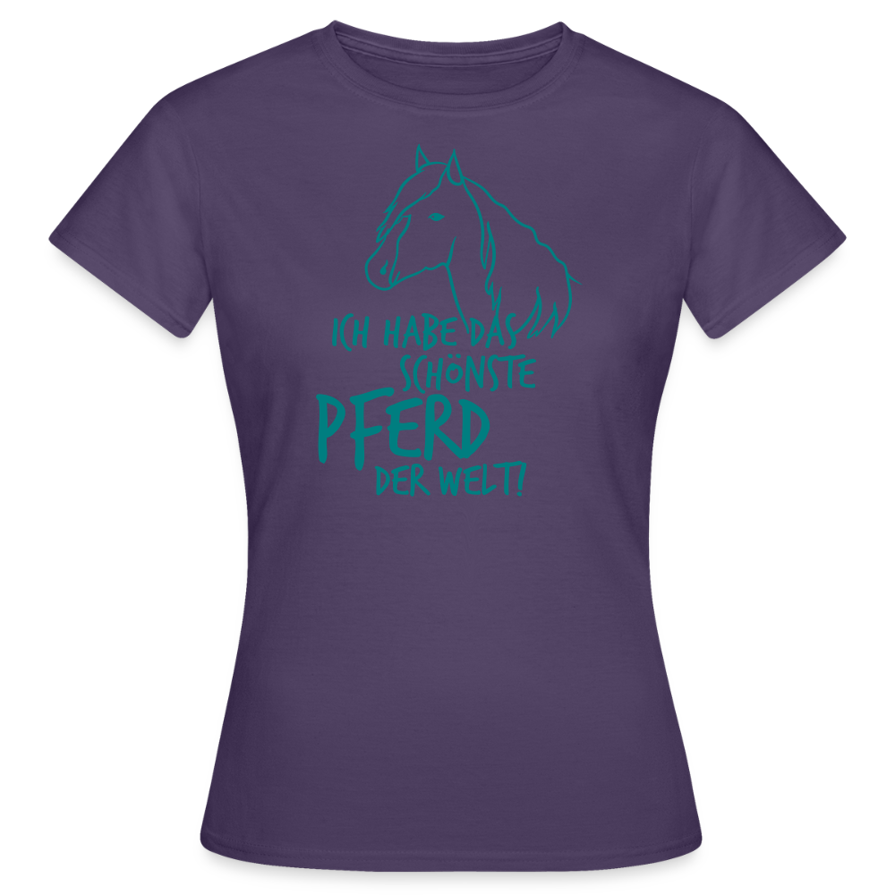 Frauen T-Shirt - Dunkellila