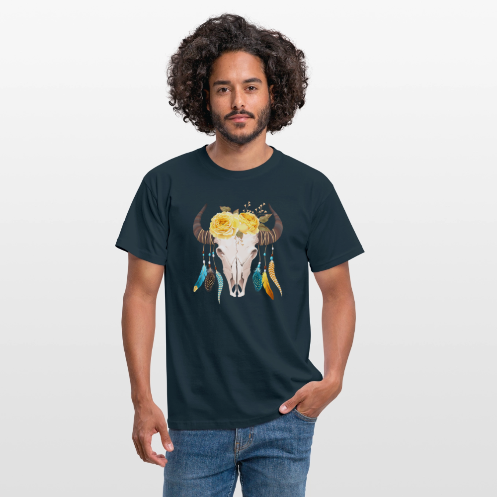 Männer T-Shirt Boho - Navy