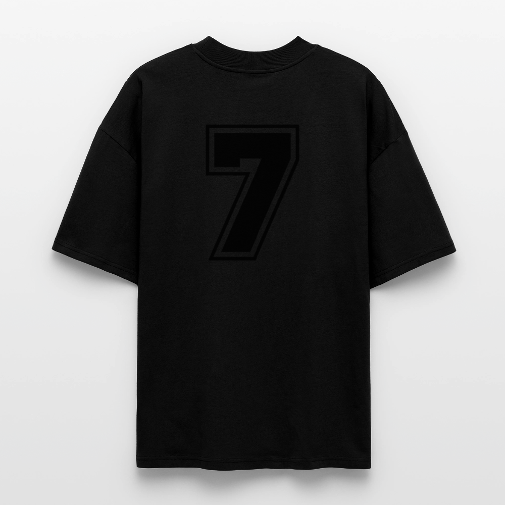 Stanley/Stella Oversized Unisex Bio T-Shirt Blaster Fussballfan - Schwarz