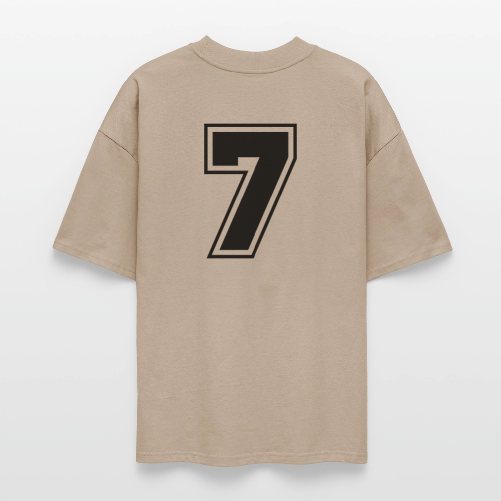 Stanley/Stella Oversized Unisex Bio T-Shirt Blaster Fussballfan - Steingrau