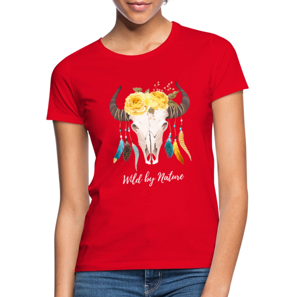 Frauen T-Shirt Boho - Rot