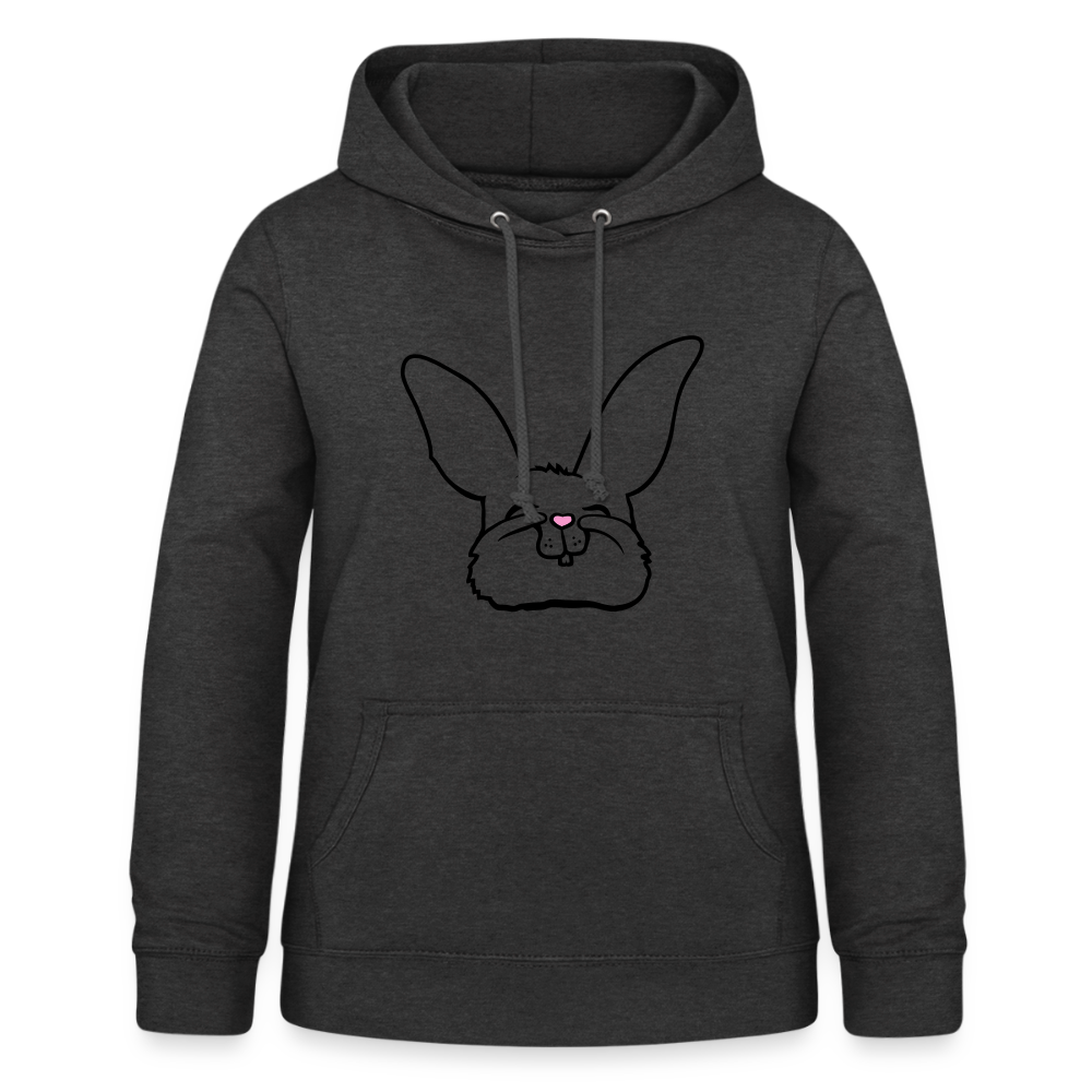 Frauen Hoodie Sweet Bunny - Anthrazit