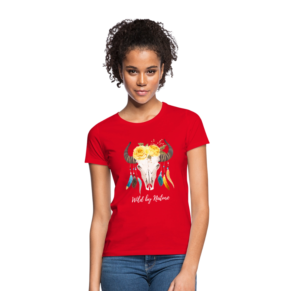 Frauen T-Shirt Boho - Rot