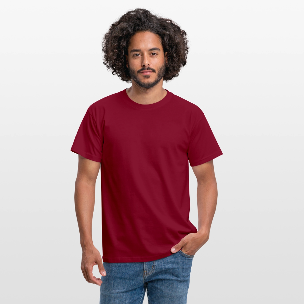 Männer T-Shirt Mein Computer - Ziegelrot