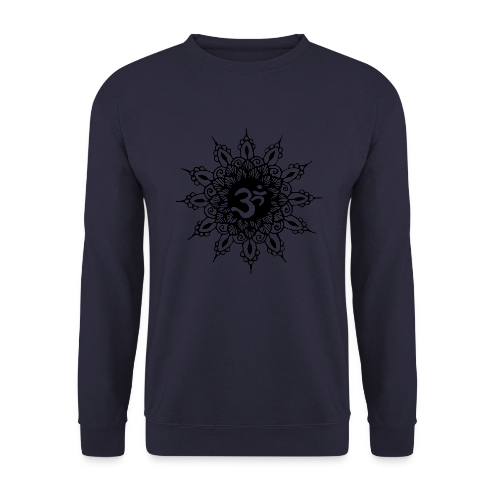 Unisex Pullover Om Henna - Navy