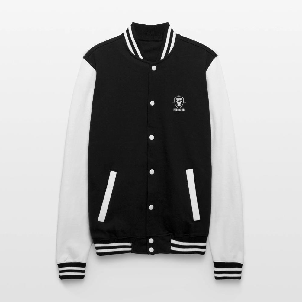 College-Sweatjacke Polo Club - Schwarz/Weiß