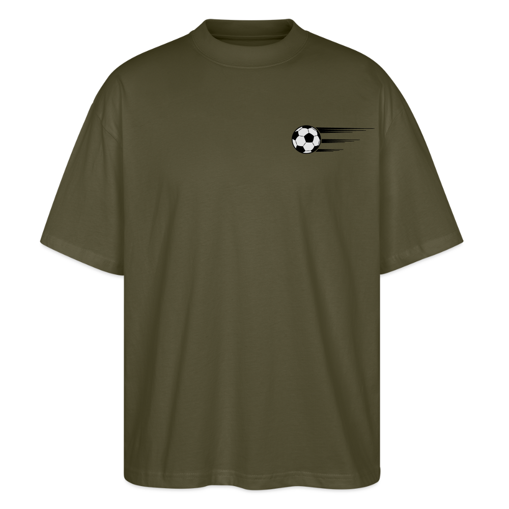 Stanley/Stella Oversized Unisex Bio T-Shirt Blaster Fussballfan - Khaki