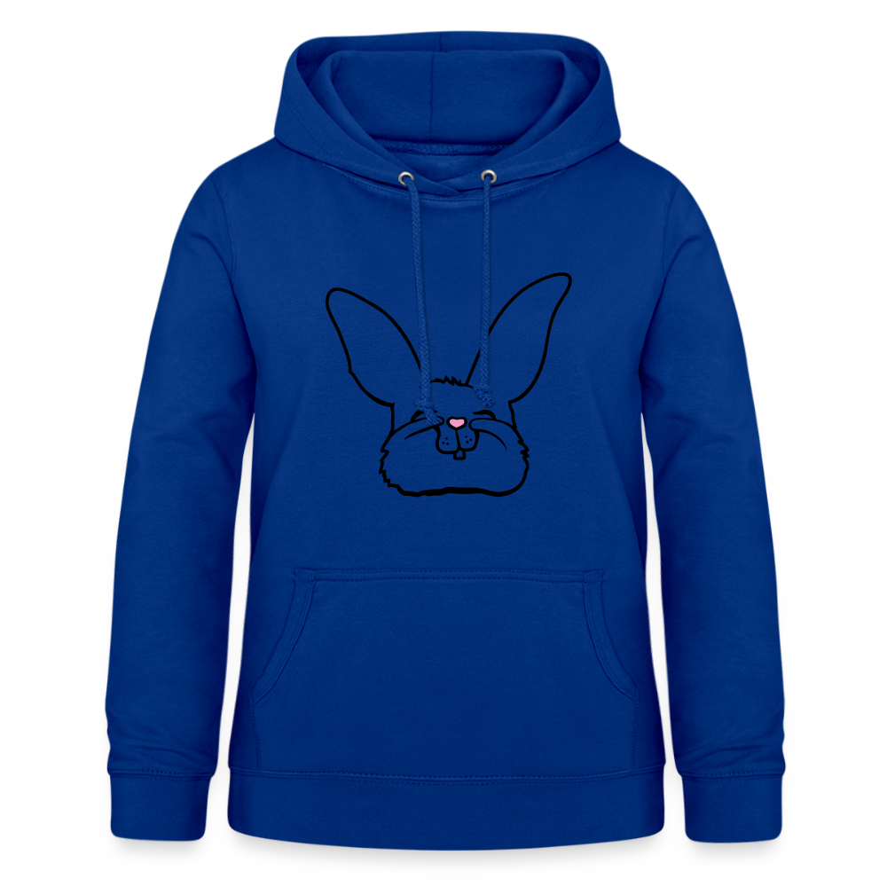 Frauen Hoodie Sweet Bunny - Royalblau
