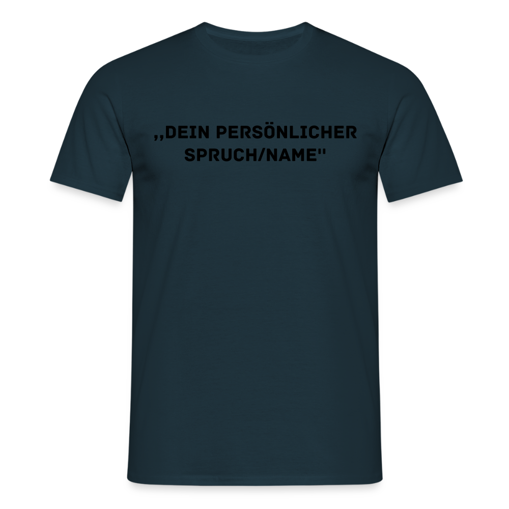 Männer T-Shirt (peronalisierbar) - Navy