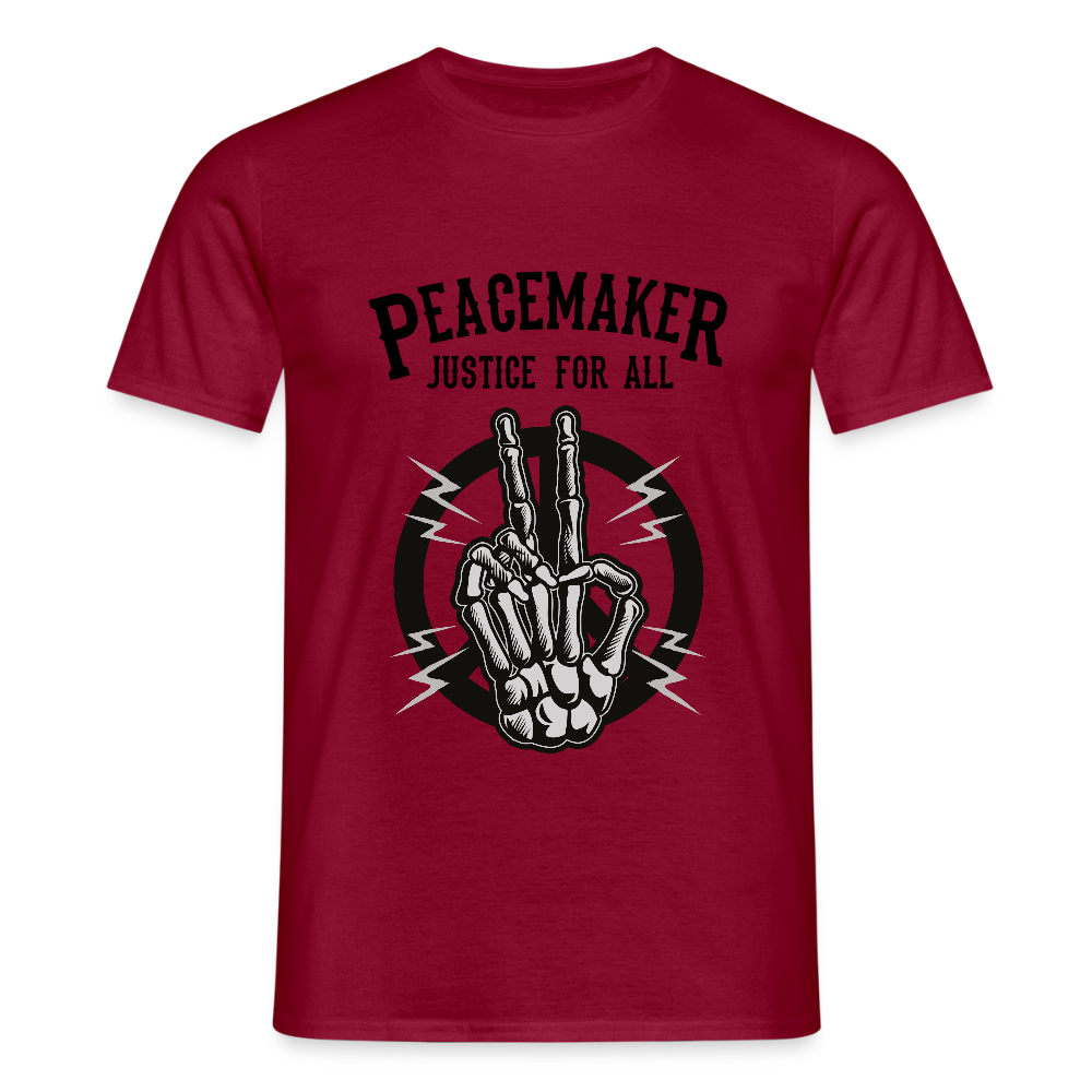 Männer T-Shirt Peacemaker - Ziegelrot