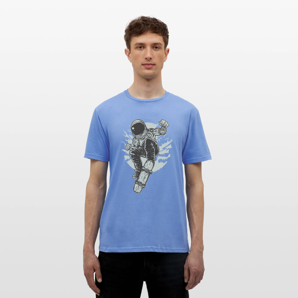 Männer T-Shirt Space Skater - carolina blue