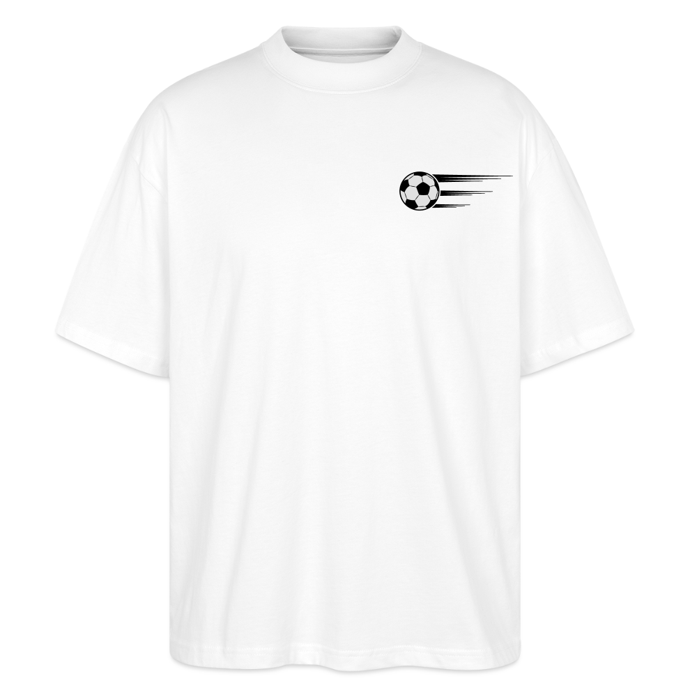 Stanley/Stella Oversized Unisex Bio T-Shirt Blaster Fussballfan - Weiß